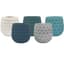 MCarr 12pc 6.1" Dimple Fat Bottom Planter Asst Mixed Colors — thumbnail 1 of 2