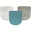 MCarr 8pc 7.2" Scraped Planter Set Asst Colors — thumbnail 1 of 2
