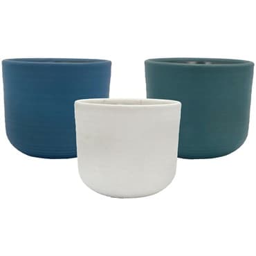 MCarr 8pc 7.1" Smooth Planter Asst Mixed Colors — photo 1 of 2