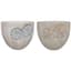 MCarr 24pc Light Cement Floral Mosaic Planter Pallet — thumbnail 1 of 2