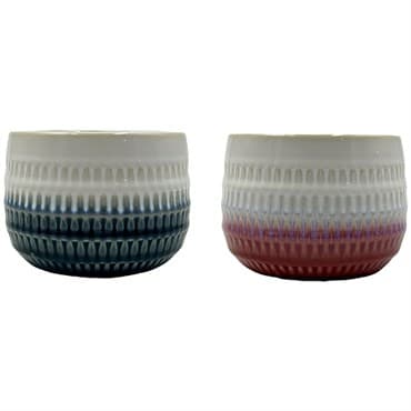 MCarr 36pc Mixed Ceramic Pot Blue/Pink — photo 1 of 2