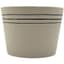 MCarr 6.3"x6.3"x4.7" Ceramic Pot Cream with Black Stripes — thumbnail 1 of 2