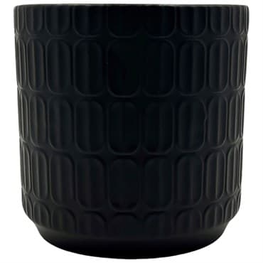 MCarr 6"x6"x6" Ceramic Pot Matte Black — photo 1 of 2