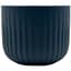 MCarr 6"x6"x5" Ceramic Pot Ribbed Matte Dark Blue — thumbnail 1 of 2