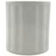 MCarr 6"x6"x6.14" Gloss Ribbed Ceramic Pot White — thumbnail 1 of 2
