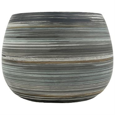 MCarr 7.8"x7.8"x5.7" Ceramic Pot Matte Multi Blue — photo 1 of 2