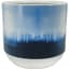 Mcarr 6.5"x6.5"x6" Ceramic Pot Glossy Glaze Blue Water Color Look — thumbnail 1 of 2