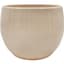 Mcarr 4.8"x4.8"x3.9" Ceramic Pot Glossy Glaze Beige — thumbnail 1 of 2