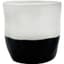 Mcarr 5"x5"x5" Ceramic Pot Glossy Glaze White and Black — thumbnail 1 of 2