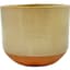 Mcarr 5.9"x5.9"x5" Ceramic Pot Glossy Glaze Brown with Orange Bottom — thumbnail 1 of 2