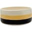 Mcarr 7"x7"x3" Ceramic Low Pot Glossy Glaze White/Yellow with Black — thumbnail 1 of 2