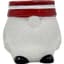 Mcarr 6"x5.6"x5.7" Ceramic Pot Glossy Glaze Santa with Red Hat and Black Shoes — thumbnail 1 of 2