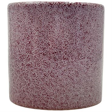 MCarr 5"x5"x5" Stoneware Pot with Reactive Finish Speckled Pink — photo 1 of 2