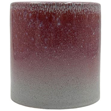 MCarr 5"x5"x5" Stoneware Pot with Reactive Finish Pink Fade — photo 1 of 2