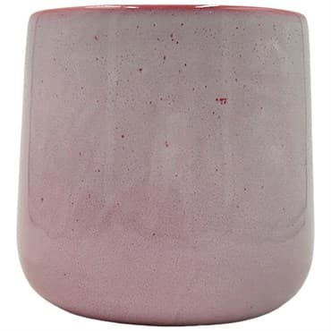 MCarr 6.1"x6.1"x5.9" Stoneware Pot with Reactive Finish Pink — photo 1 of 2