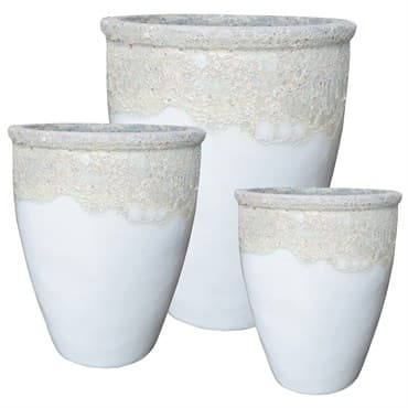 MCarr 6PC Large Rim Pltr Plt Volcanic White — photo 1 of 2