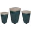 MCarr 15pc Tall Smooth Planter Pallet Volcanic Falling Green — thumbnail 1 of 2