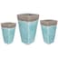 MCarr 15pc Tall Smooth Planter Pallet Volcanic Milky Blue — thumbnail 1 of 2