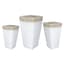 MCarr 15pc Tall Smooth Planter Pallet Volcanic White — thumbnail 1 of 2