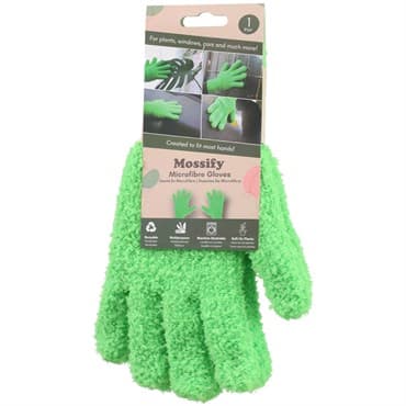 Mossify One Size Microfiber Gloves Green — photo 1 of 2