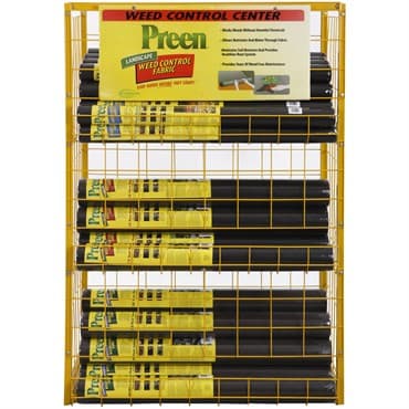 Preen Gravity Fed Fabric Display Rack With Preen Sign — photo 1 of 2