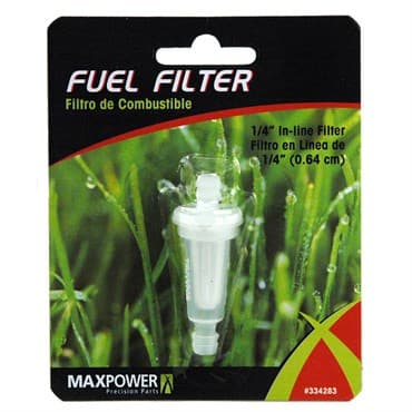 Maxpower 1/4" Fuel Line Filter replaces Snapper 1-1777, 1-4359, 394358, 394358, 394358S, 7014359, 7014359 — photo 1 of 2