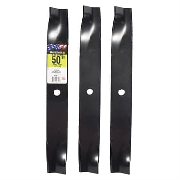 Maxpower 3 Blade Set for Many 50" Cut Toro Mowers Replaces OEM #'s 110-6837-03, 112-9759-03, 115-5059-03 — photo 1 of 2