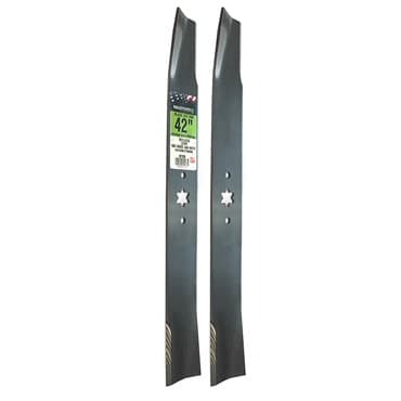 Maxpower 2 Blade Set for Many 42" Cut MTD, Cub Cadet, Troy-Bilt, Craftsman Mowers Replaces OEM #'s 942-04308, 742-04308 — photo 1 of 2