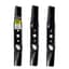 Maxpower 3 Blade Set 54" Mowers Cub Troy Bilt MTD Craftsman Replaces OEM#'s 942-05056 & 742-05056 — thumbnail 1 of 2
