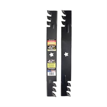 Maxpower 2 Commercial Mulching Blade Set for Many 42" Cut Craftsman, Husqvarna, Poulan Mowers Replaces OEM #'s 134149, 138498 — photo 1 of 2