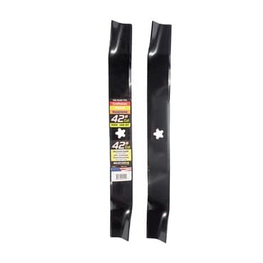 Maxpower 2 Blade Mulching Set for Many 42" Cut Craftsman, Husqvarna, Poulan Mowers Replaces OEM #'s 134149, 594892701 — photo 1 of 2