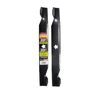 Maxpower 2 Blade Set for Many 38" Cut Craftsman, Husqvarna, Poulan Mowers Replaces OEM #'s 127842, 532138497, 532127842 — photo 1 of 2