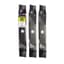 Maxpower 3 Blade Set for Many 46" Craftsman, Husqvarna, Poulan Mowers Replaces OEM #'s 52443, 163819, 532145708, 532152443 — thumbnail 1 of 2