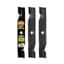 Maxpower 3 Blade Set for Many 48" Cut Craftsman, Husqvarna, Poulan Mowers Replaces OEM #'s 173920, 180054, PP24005, 532180054 — thumbnail 1 of 2