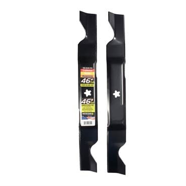 Maxpower 2 Blade Set for Many 46" Cut Craftsman, Husqvarna, Poulan Mowers Replaces OEM #'s 405380, 532-405380, PP21011 — photo 1 of 2