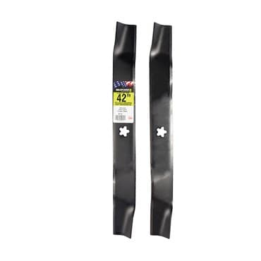 Maxpower 2 Blade Set 42" Mowers Husqvarna Craftsman Poulan Replaces OEM#'s 139775 & 532139775 — photo 1 of 2