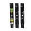 Maxpower 3 Blade Set for Many 48" Cut John Deere Mowers Replaces OEM #'s GX20250, GY20568, 50-2141 — thumbnail 1 of 2
