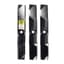Maxpower 3 Blade Set for Many 54" John Deere Rider Mowers Replaces OEM #'s GX21380, GY20679 and GY20684 — thumbnail 1 of 2
