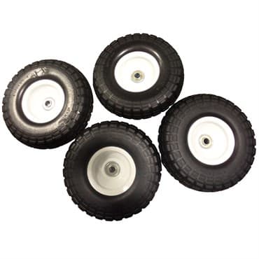 Millside 4"x10" Flat Free Tire — photo 1 of 2