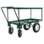 Millside 24x48" Metal Double Deck 4-Wheel Cart Flat Free Tires (In 2 Boxes) — thumbnail 1 of 2