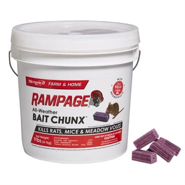Motomco Rampage Chunx 9Lb Pail Rodenticide ( bromethalin ) — photo 1 of 2