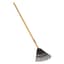 Midwest 8" Poly Shrub Rake Single Screw 42" Painted Wood Handle — thumbnail 1 of 2