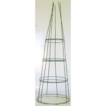 Midwest Wire Works 42" Extra Heavy Duty Tomato Cage Green 4 Ring 3 Leg — photo 1 of 2