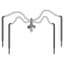 NET 24"/48" 4-Way Flat MOD Manifold Assembly Angle Arrow Dripper w/ Super Flex UV White PE Tubing 25/Bag — thumbnail 1 of 2