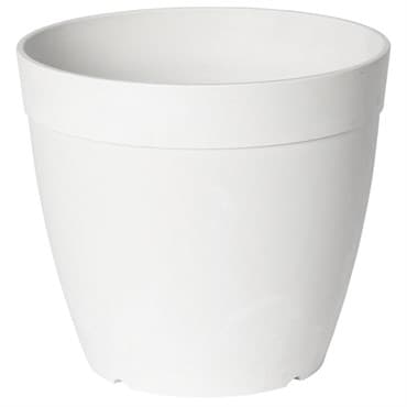 StoneArt 8" Round Dolce Planter White — photo 1 of 2