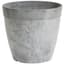 StoneArt 12" Round Dolce Planter Grey — thumbnail 1 of 2