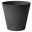 StoneArt 6" Round Napa Planter Black — thumbnail 1 of 2
