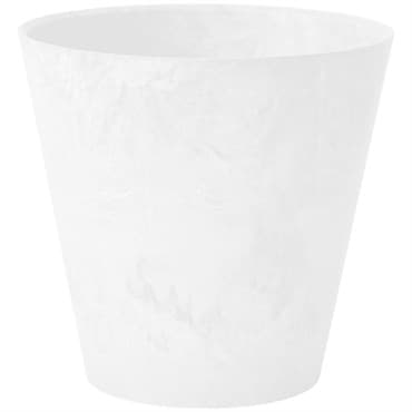 StoneArt 8" Round Napa Planter White — photo 1 of 2
