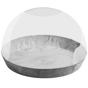 StoneArt 10" Napa Terrarium Grey — photo 1 of 2