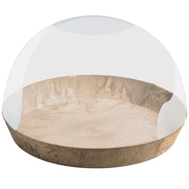 StoneArt 10" Napa Terrarium Taupe — photo 1 of 2